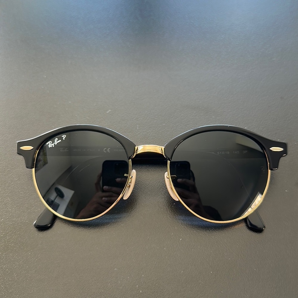 Ray-Ban Clubround Classic in Black/Green